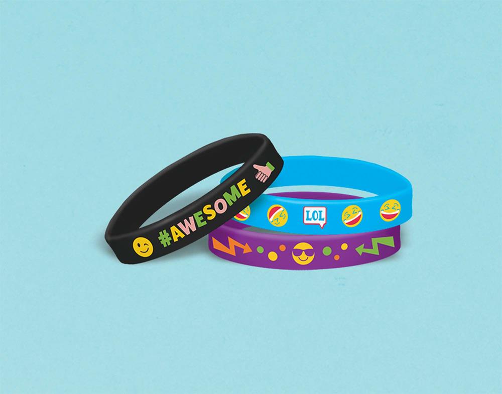 LOL Emoji Rubber Bracelet