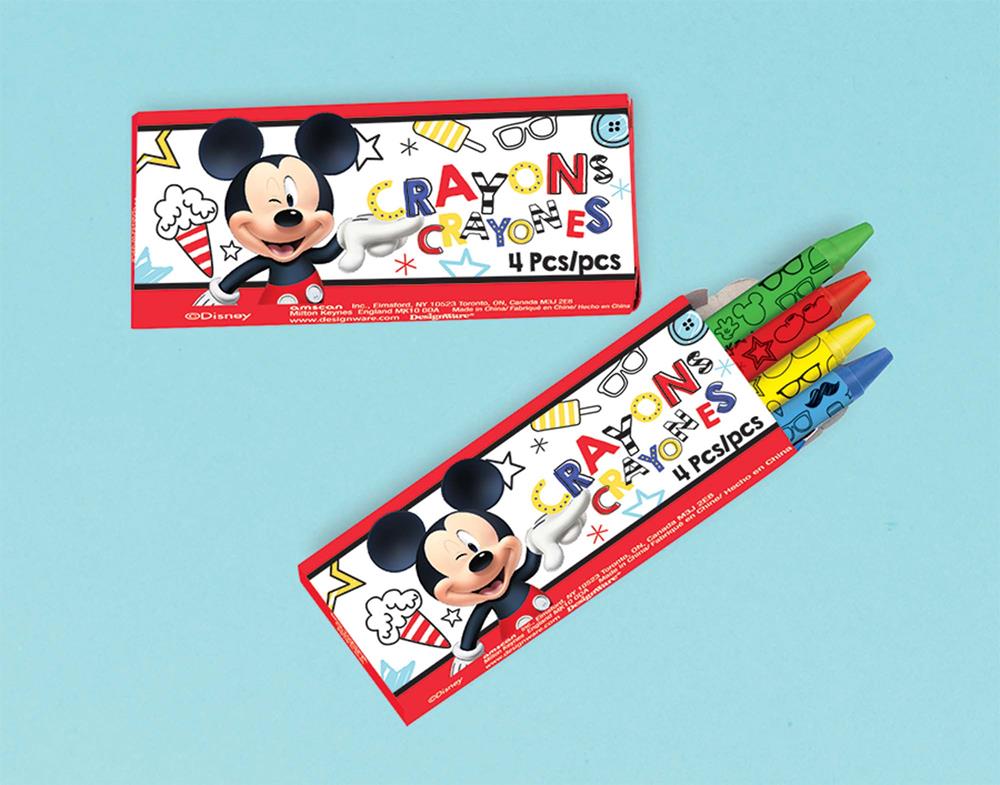 Mickey On The Go Crayons 12ct