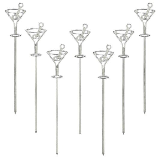 Cocktail Pick Electroplated 4in 50ct