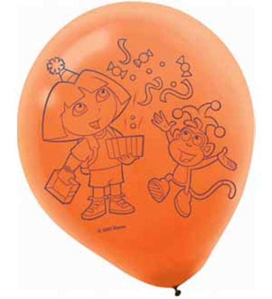 Dora Latex Balloon 6ct