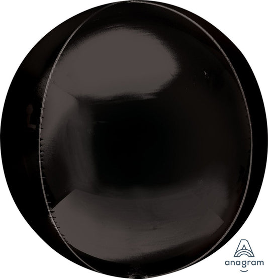 Anagram Black Orbz 21 inch Foil Balloon 1ct