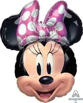 Anagram Minnie Mouse Forever 26 inch Head Foil Balloon 1ct