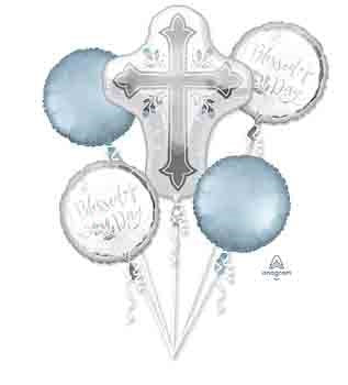 Anagram Holy Day Bouquet Foil Balloon 5ct