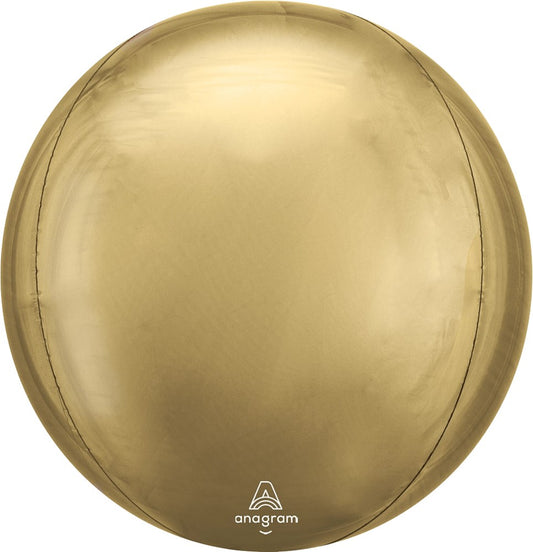 Anagram White Gold Orbz 16 inch Foil Balloon 1ct