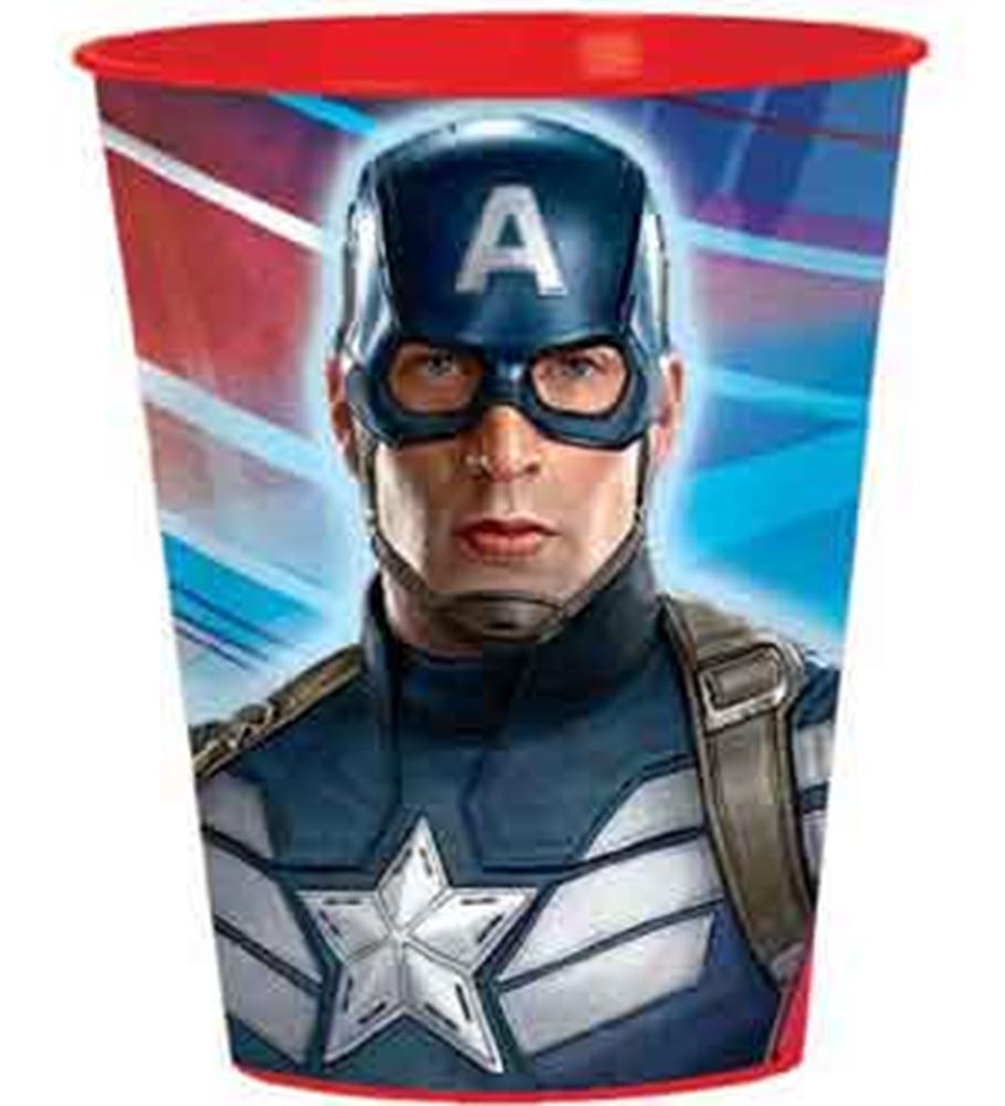 Captain America Favor Cup 16oz