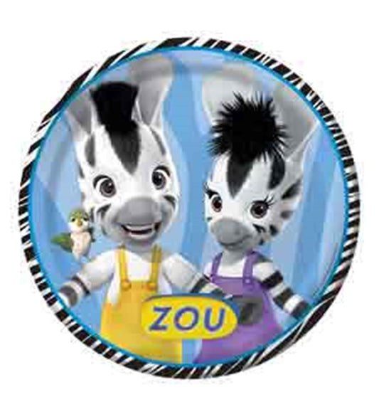 Zou the Zebra Plate (L)