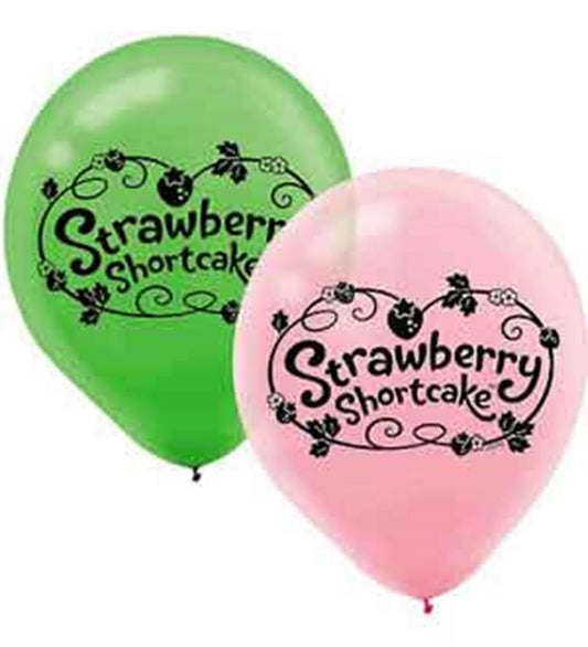 Strawberry Shortcake Latex Balloon 12 in