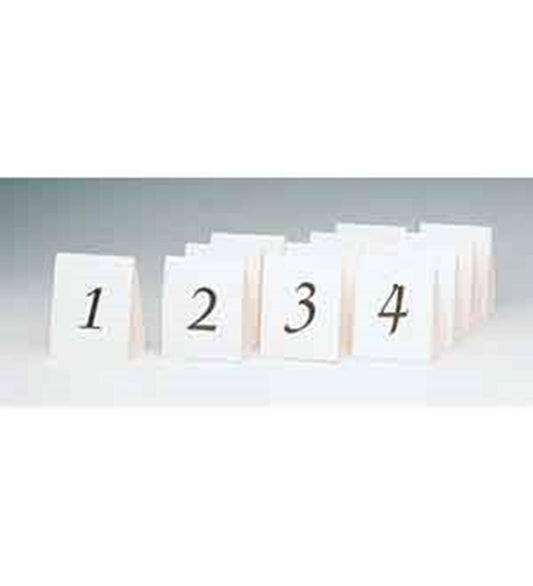 Table No Tent Placecard 1-12