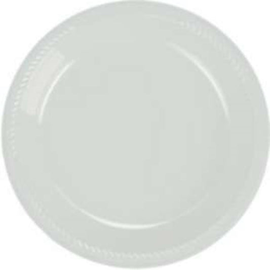 White Plastic Plate (S) 20ct