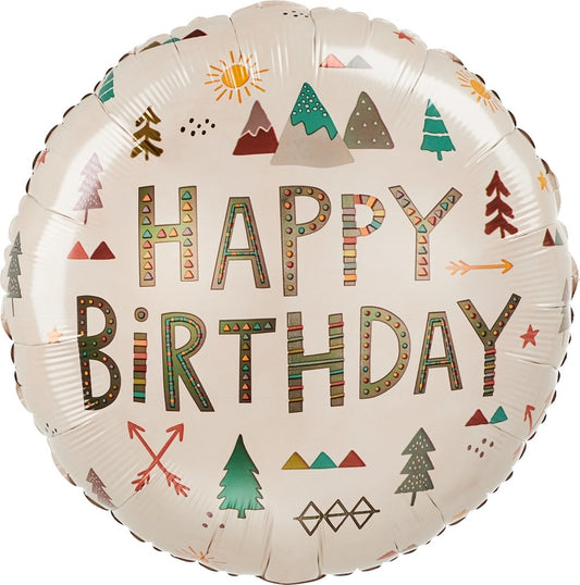 Anagram Wilderness Birthday 17 inch Foil Balloon 1ct