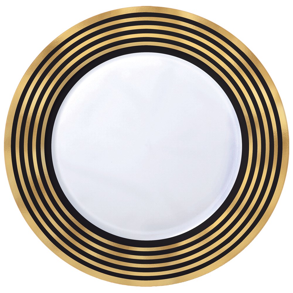 Gold Stripe Premium Plate (S) 20ct