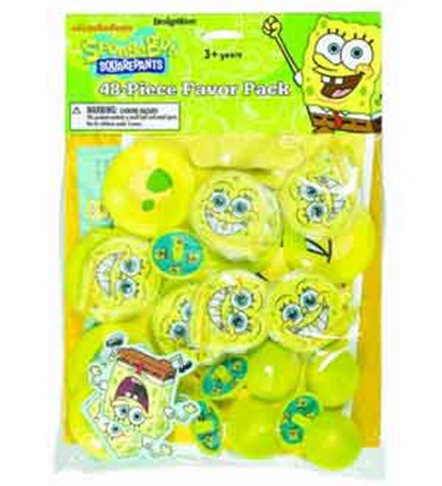 Sponge Bob Favor Pack 48ct
