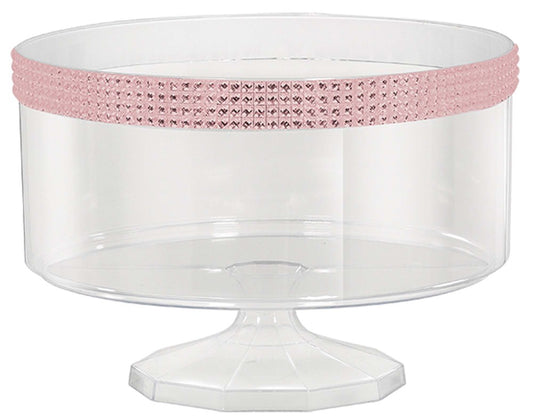 Trifle Container Pequeño con Nuevas Gemas Rosas
