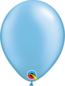 Qualatex 5 Inch Pearl Azure Latex Balloon 100ct