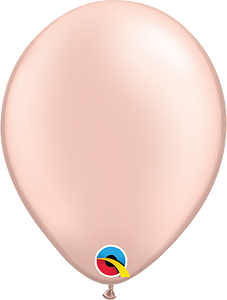Qualatex 5 Inch Pearl Peach Latex Balloon 100ct