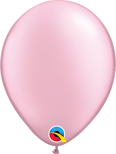 Qualatex 5 Inch Pearl Pink Latex Balloon 100ct