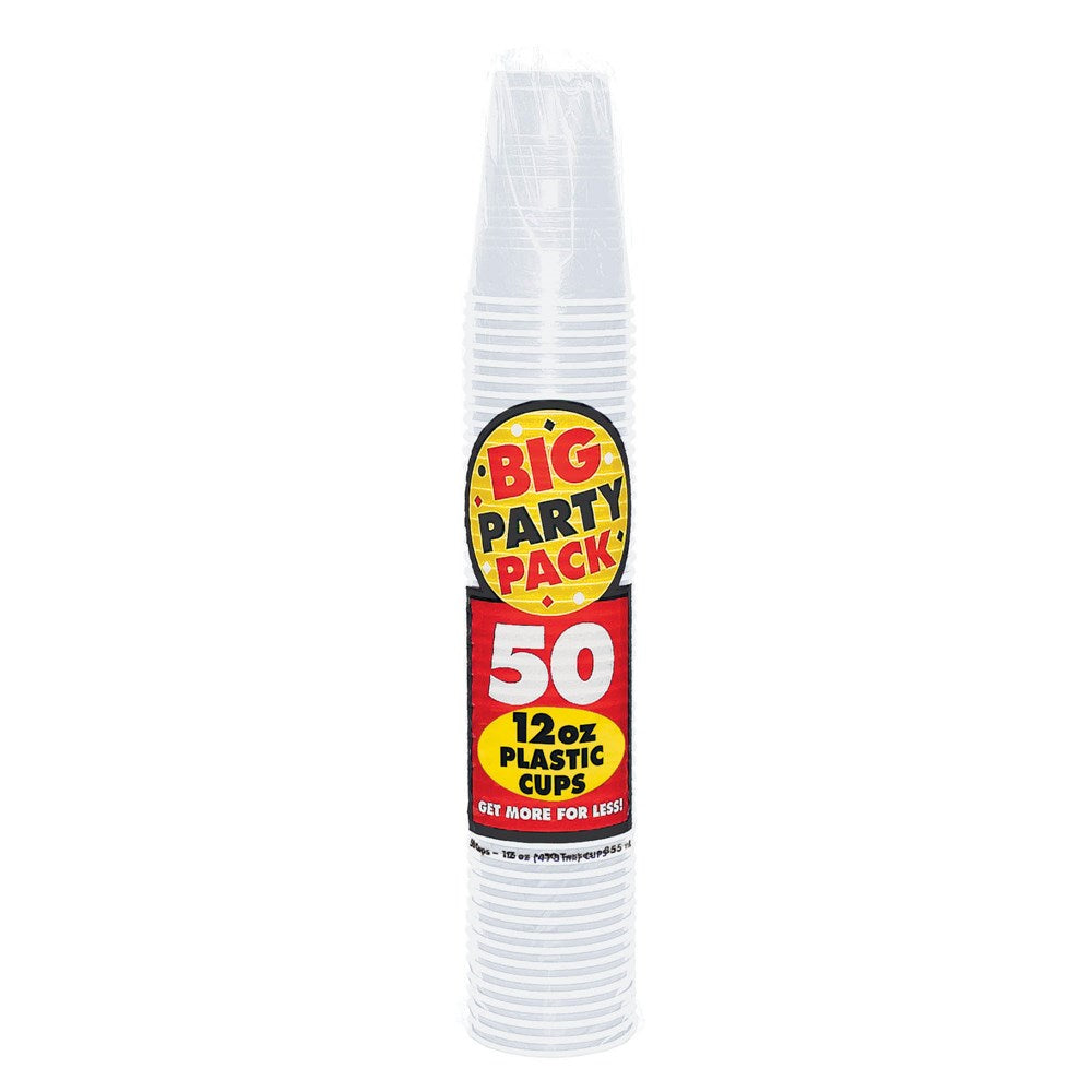 Clear Pastic Cup 12oz 50ct