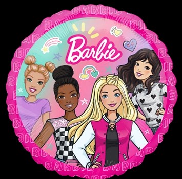 Anagram 18 inch Barbie Dream Together Foil Balloon 1ct