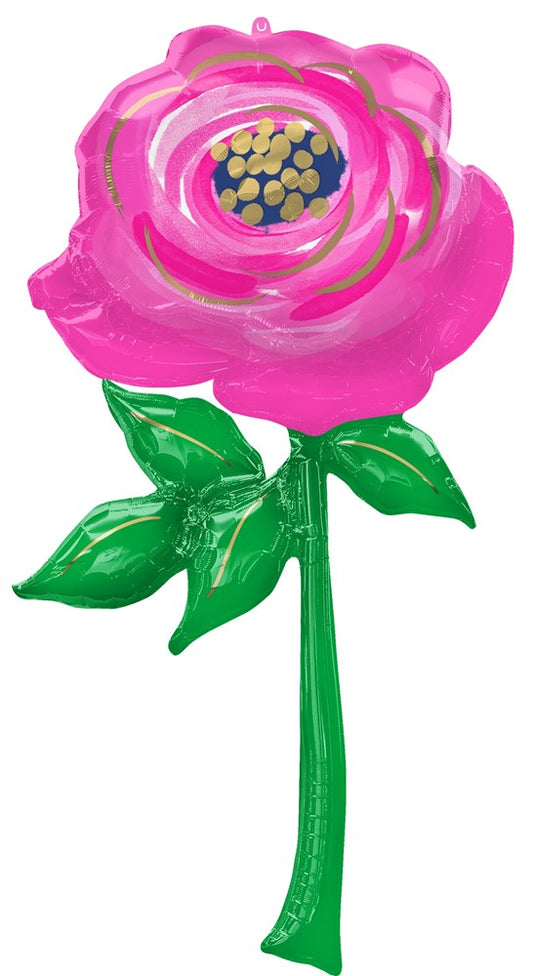 Anagram Pink Flower 55in Multi-Balloon 1ct