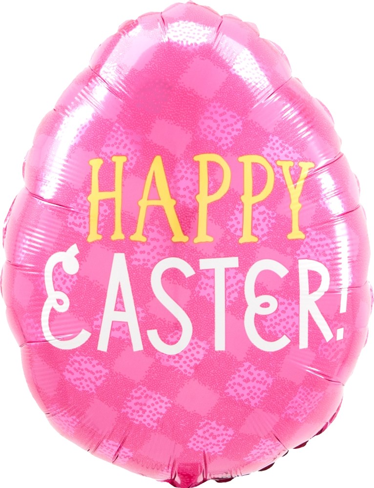 Anagram Funny Bunny Egg 16 inch Foil Balloon 1ct
