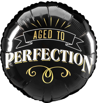 Anagram Aged To Perfection 17 inch Foil Balloon 1ct