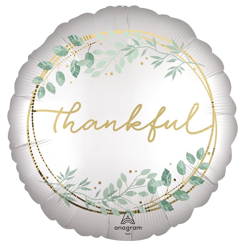 Anagram Thanksgiving Simply Thankful 17 inch Foil Balloon 1ct