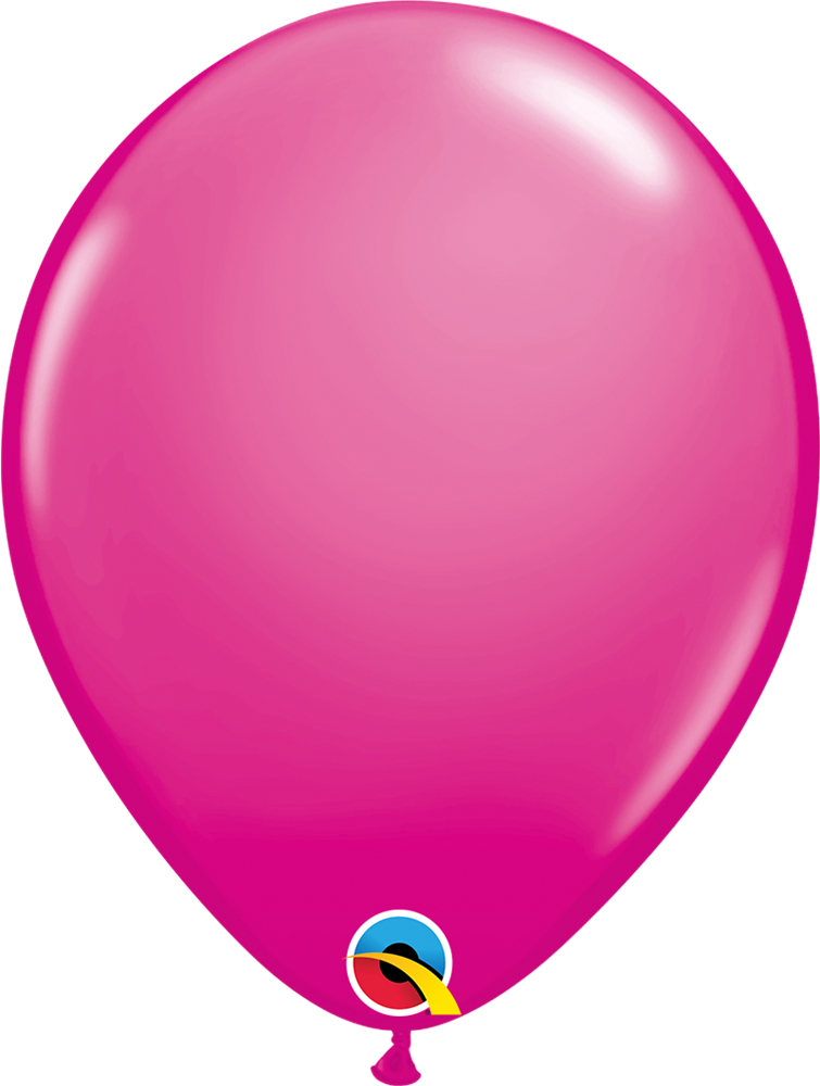 11 inch Qualatex Wild Berry Latex Balloons 100ct