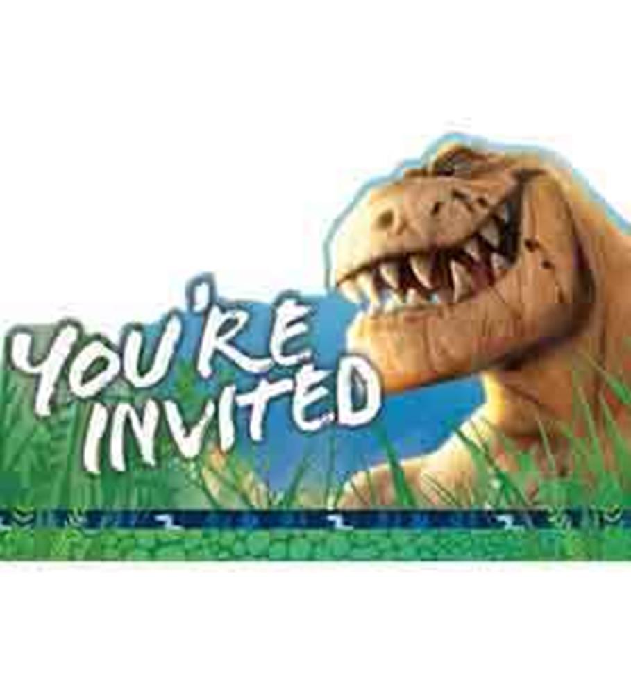 El buen dinosaurio invitación 8ct