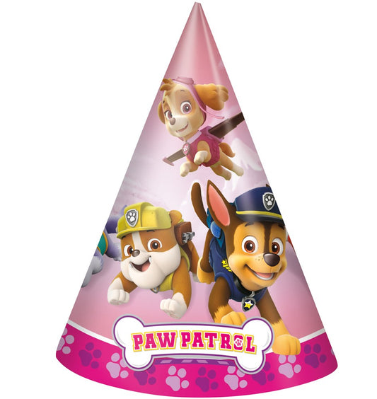 Paw Patrol Girl Party Hat 8ct