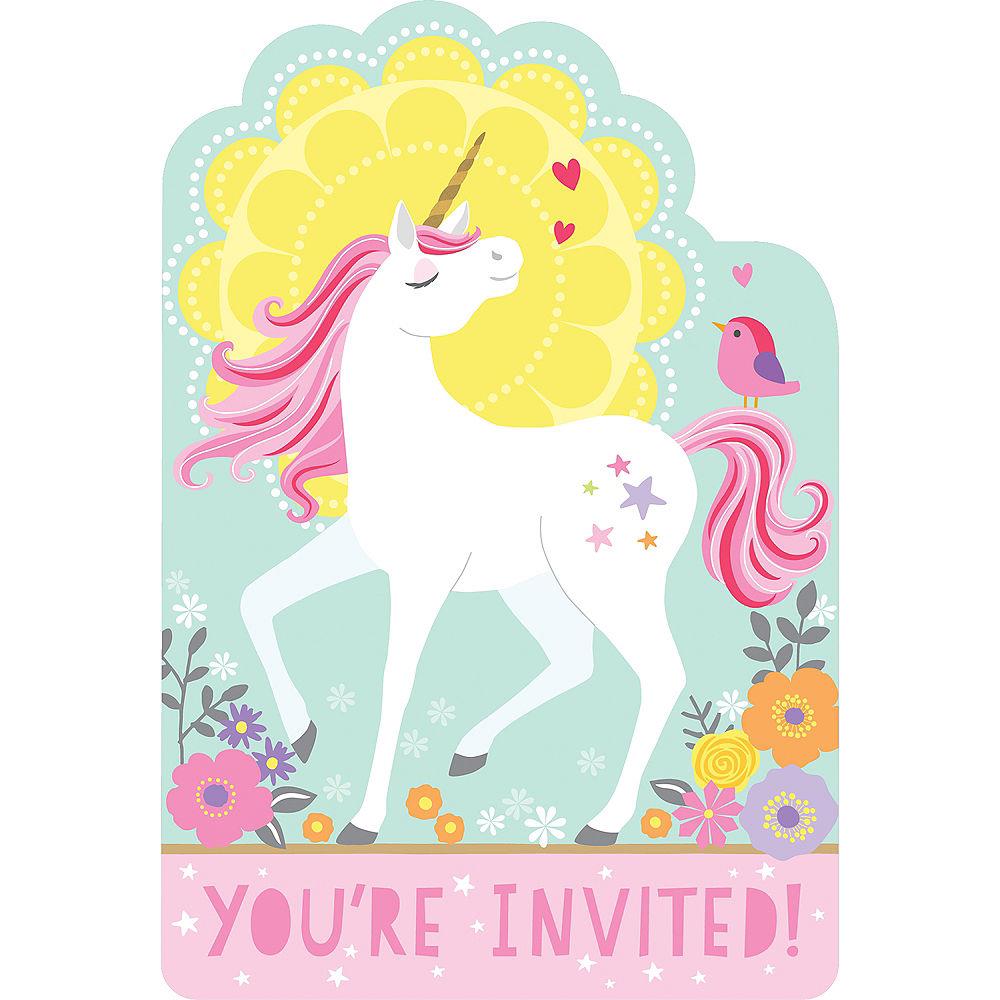Magical Unicorn Invitation 8ct
