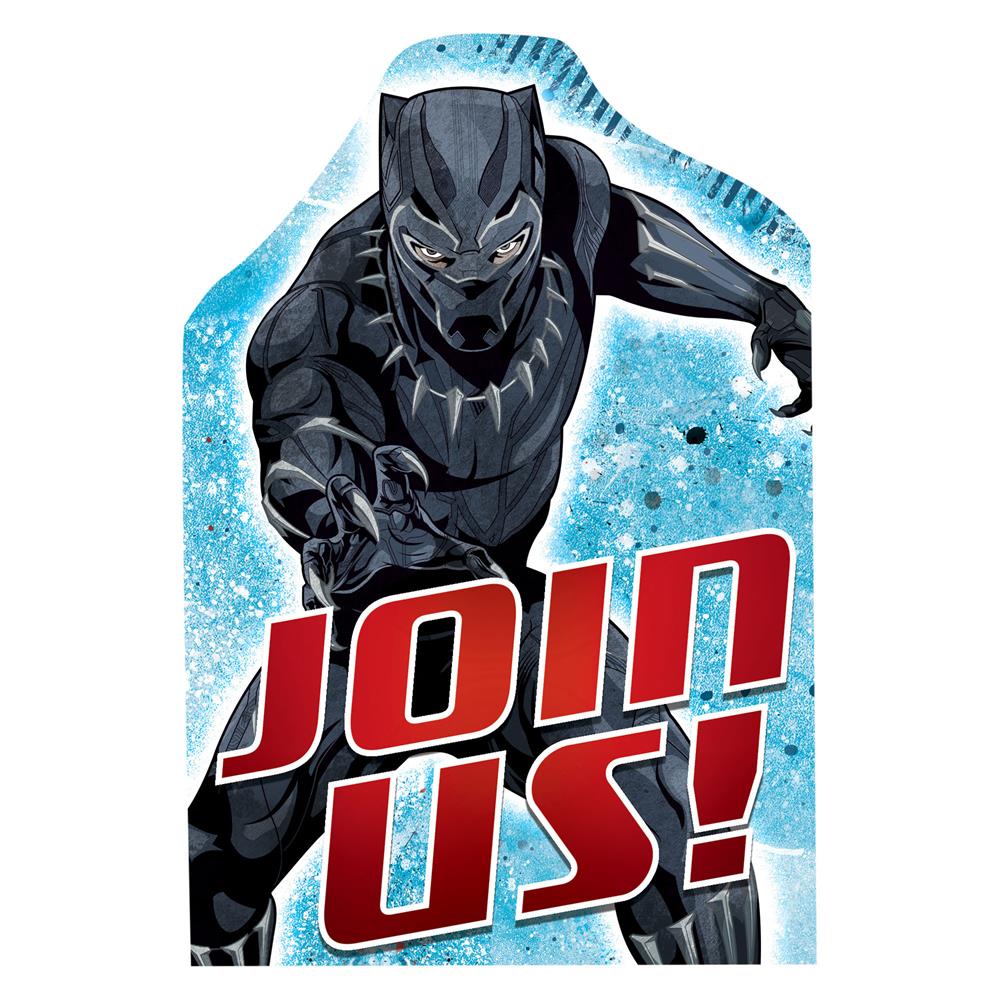 Black Panther Invitation 8ct