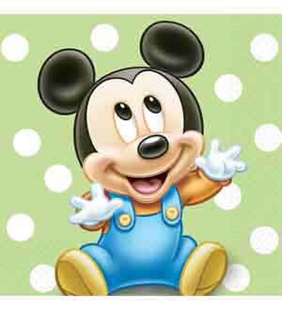 Servilleta Mickey 1er Cumpleaños (S) 16ct