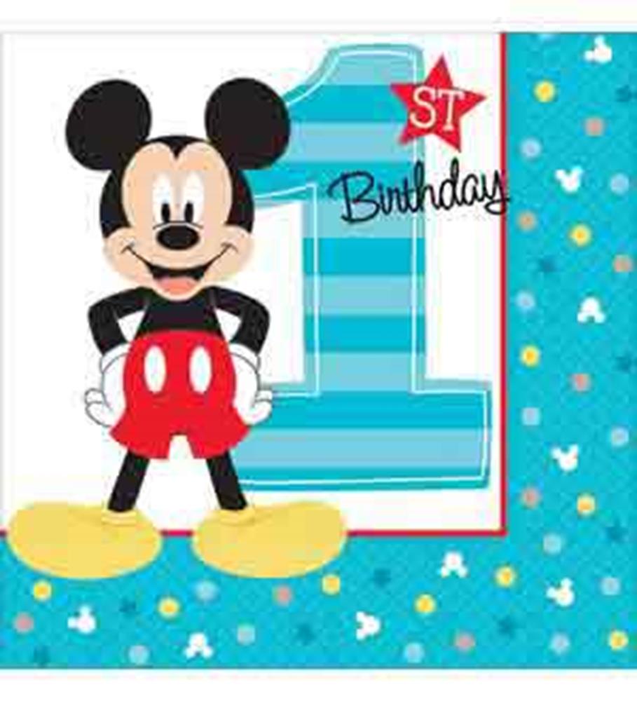 Servilleta Mickey Fun To Be One (S) 16ct
