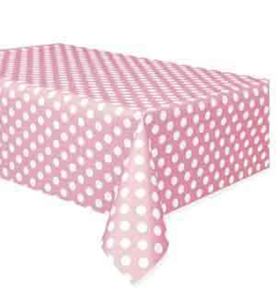 Lovely Pink Dot Tablecover 54x108