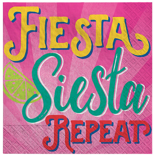 Servilleta Fiesta Siesta Repeat 16ct