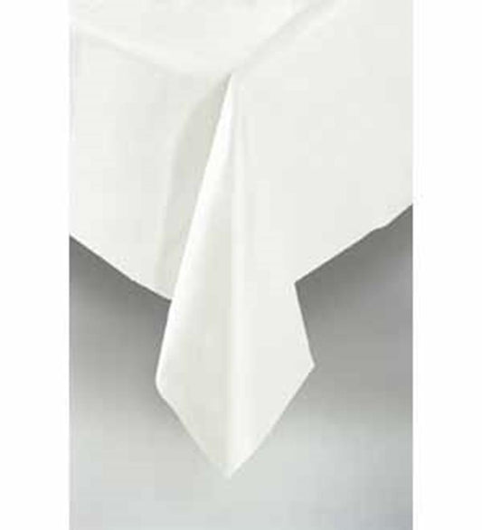 Bright White Tablecover Rectangular 54in
