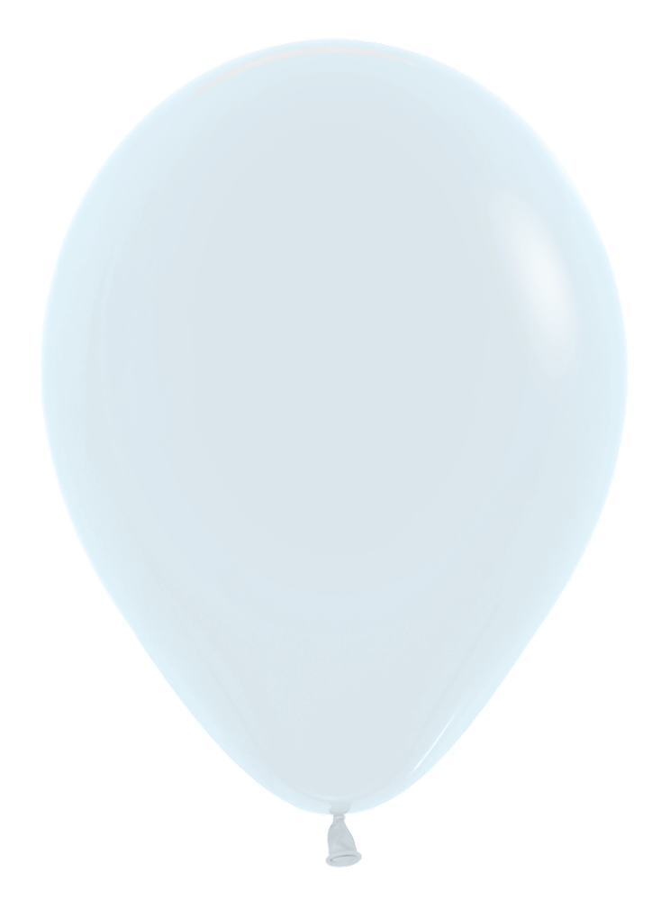 5 inch Sempertex Fashion White Latex Balloon 100ct