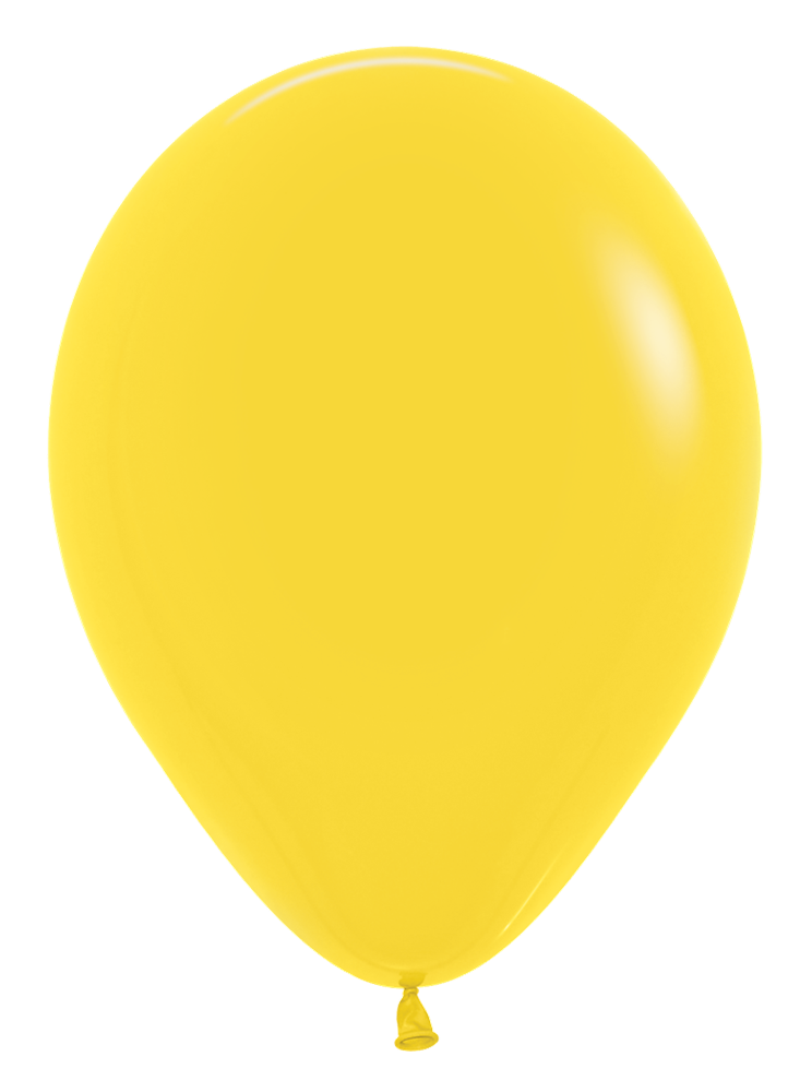 Globo de látex amarillo de moda Sempertex de 5 pulgadas, 100 unidades