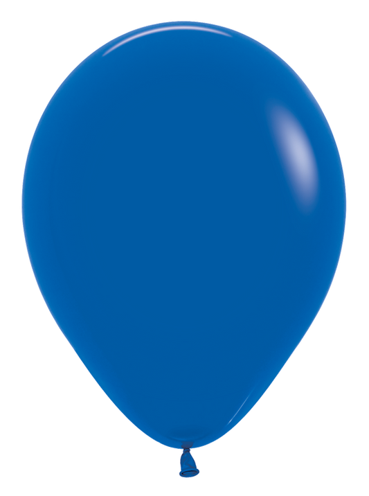 Globo de látex azul real Sempertex Fashion de 5 pulgadas, 100 ct
