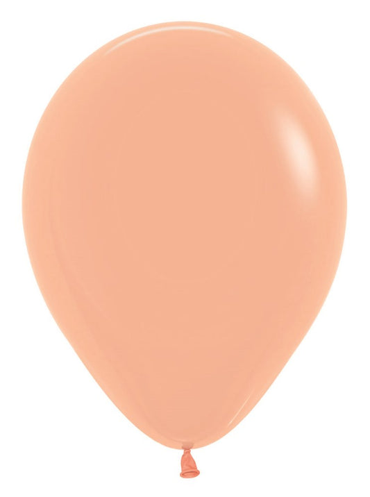5 inch Sempertex Deluxe Peach-Blush Latex Balloons 100ct