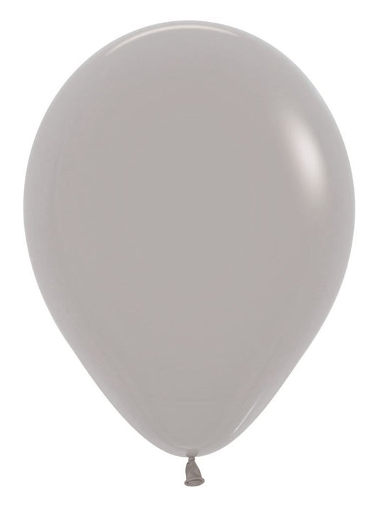 5 inch Sempertex Deluxe Gray Latex Balloons 100ct