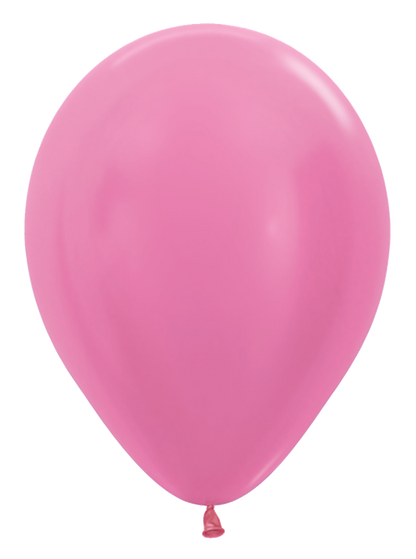 5 inch Sempertex Pearl Fuchsia Latex Balloons 100ct