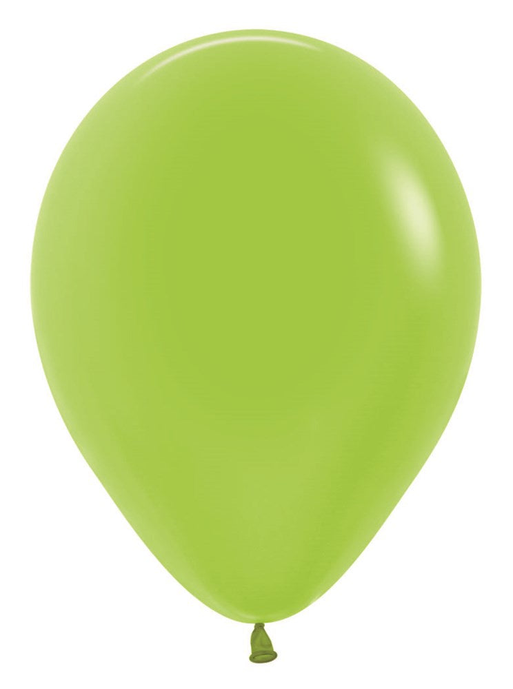 5 inch Sempertex Neon Green Latex Balloons 100ct