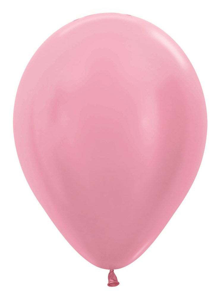 Globos de látex rosa perla Sempertex de 5 pulgadas, 100 unidades
