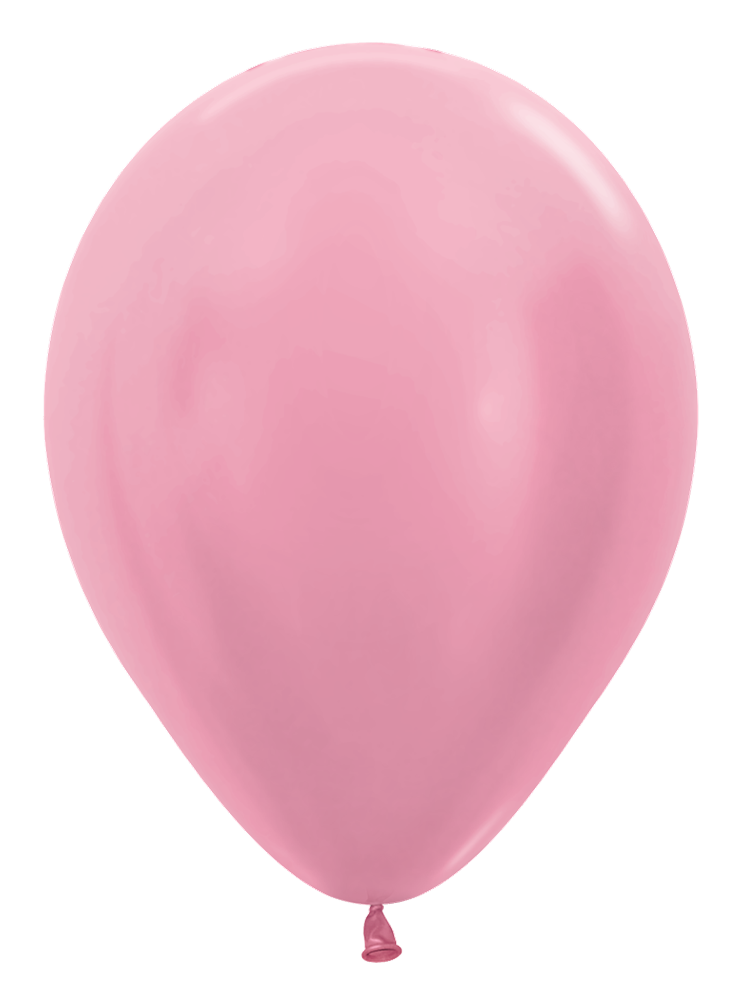 5 inch Sempertex Pearl Pink Latex Balloon 100ct