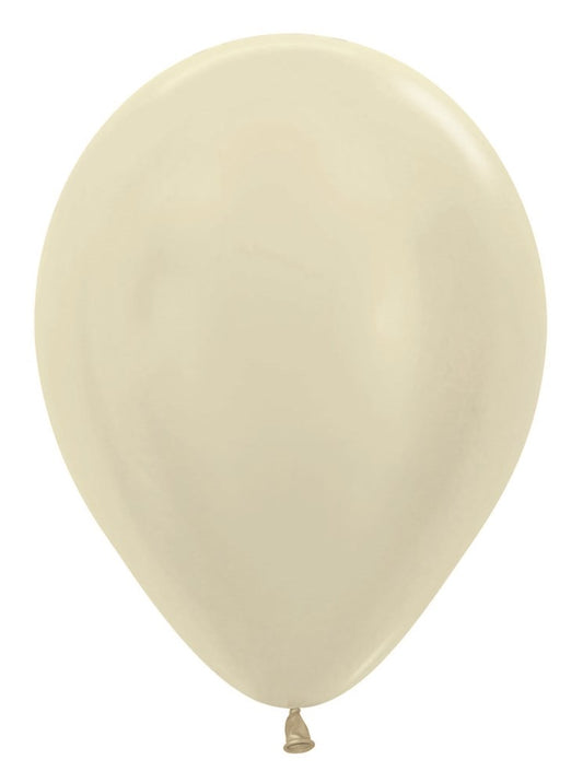 Globos de látex Sempertex color marfil perla, 5 pulgadas, 100 unidades