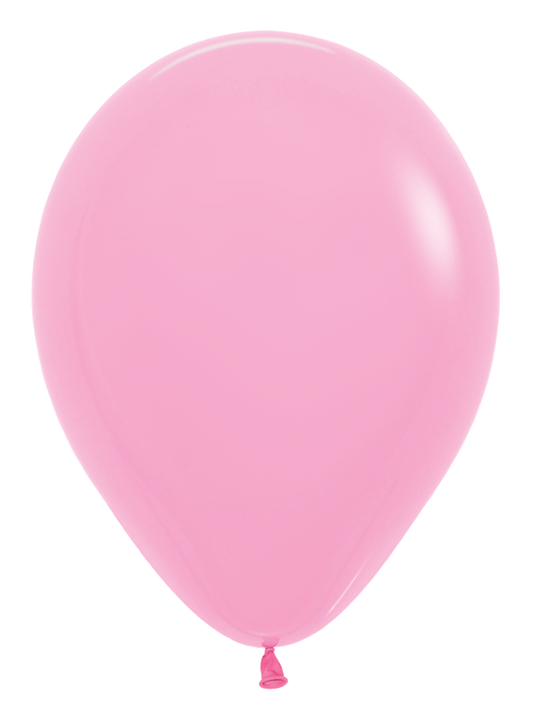 Sempertex 5in Fashion Bubblegum Pink Latex Balloon 100ct