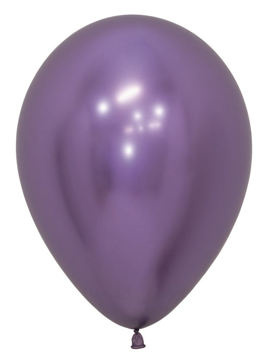 Globos de látex violeta Sempertex Reflex de 5 pulgadas, 100 unidades