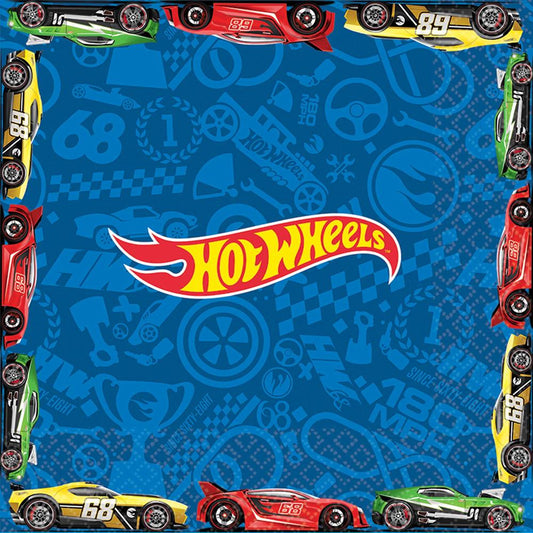 Hot Wheel Wild Racer Servilleta (L) 16ct