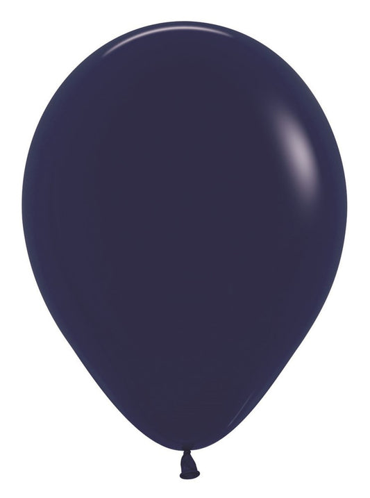 Globos de látex azul marino Sempertex Fashion de 5 pulgadas, 100 unidades